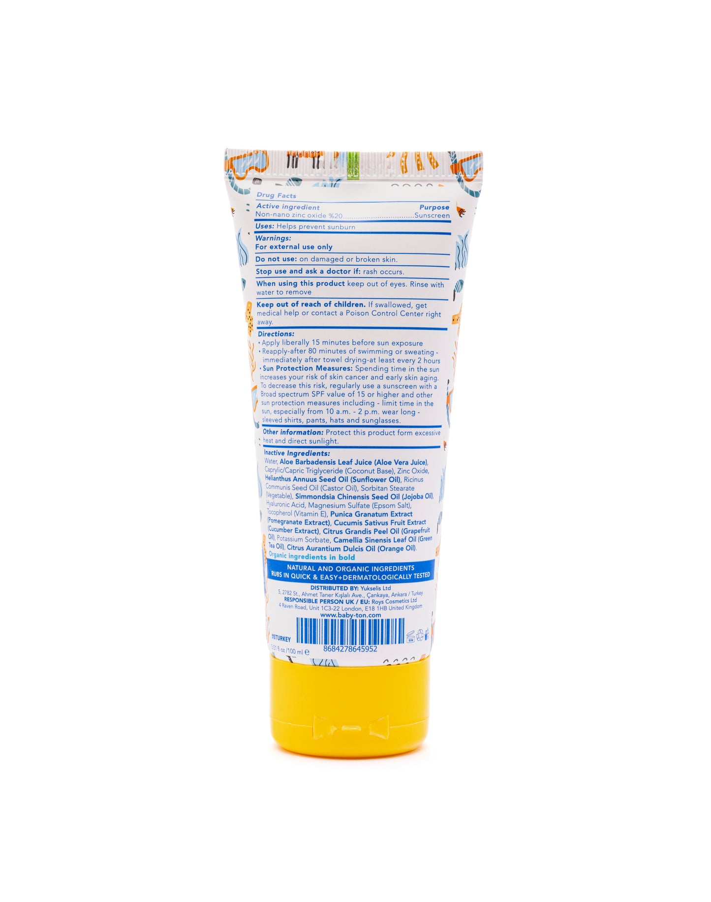 Crème Solaire Naturelle Peau Atopique 100ml