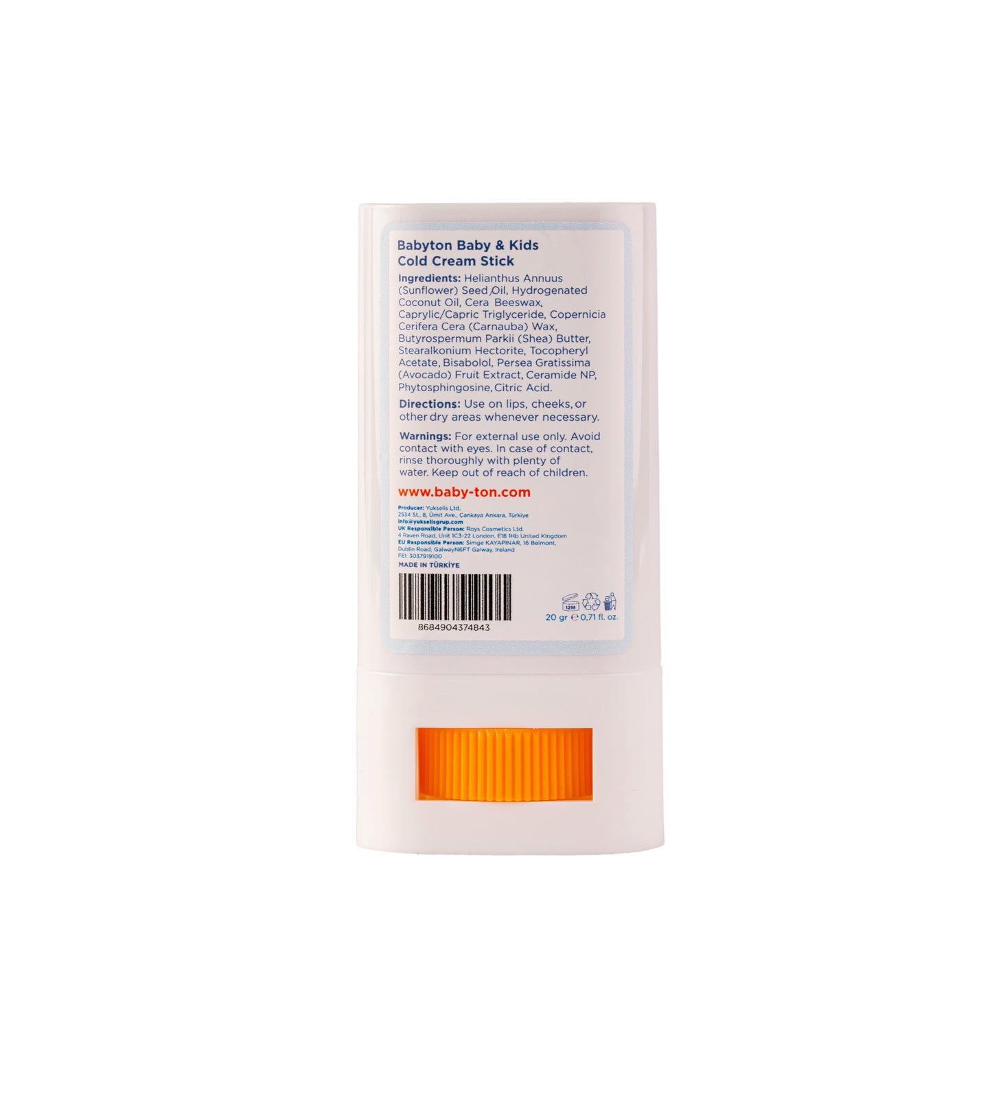 Natuurlijke Cold Cream Stick  