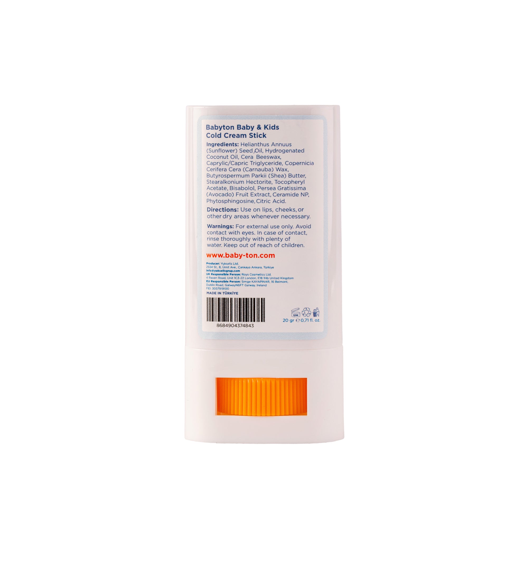 Natuurlijke Cold Cream Stick  