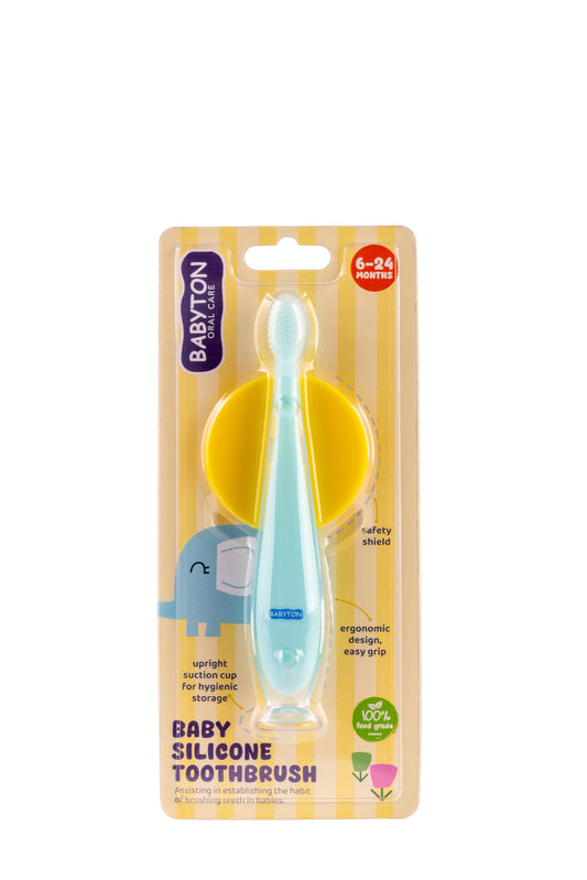 Brosse à dents en Silicone avec bouclier de sécurité 