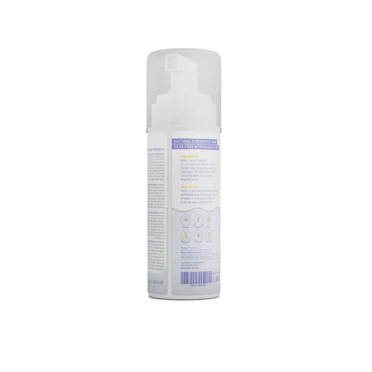 Natuurlijke Foaming Shampoo Baby
