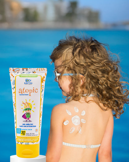 Crème solaire naturelle pour peau atopique