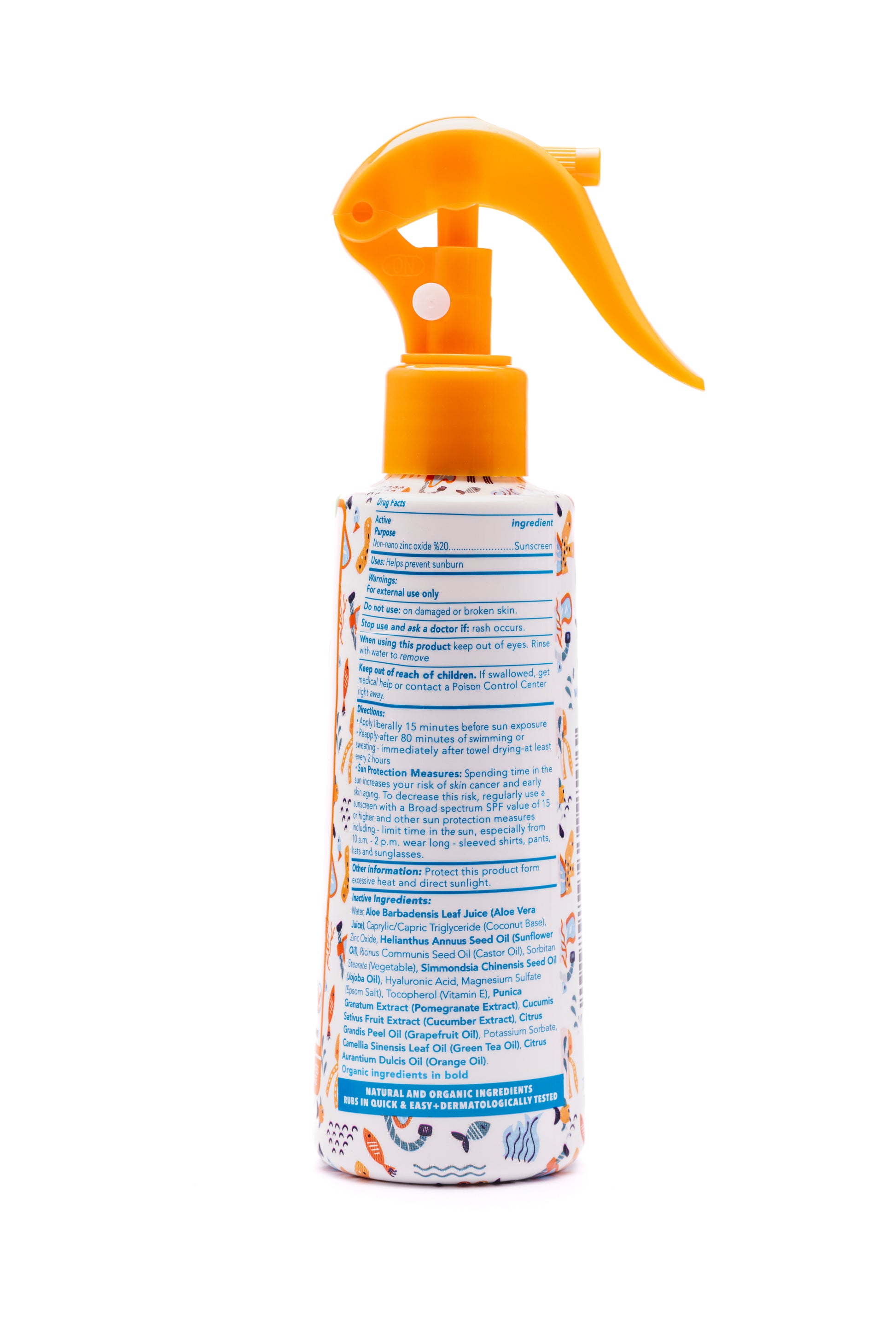 Natuurlijke Zonnecrème Spray SPF30 Familie