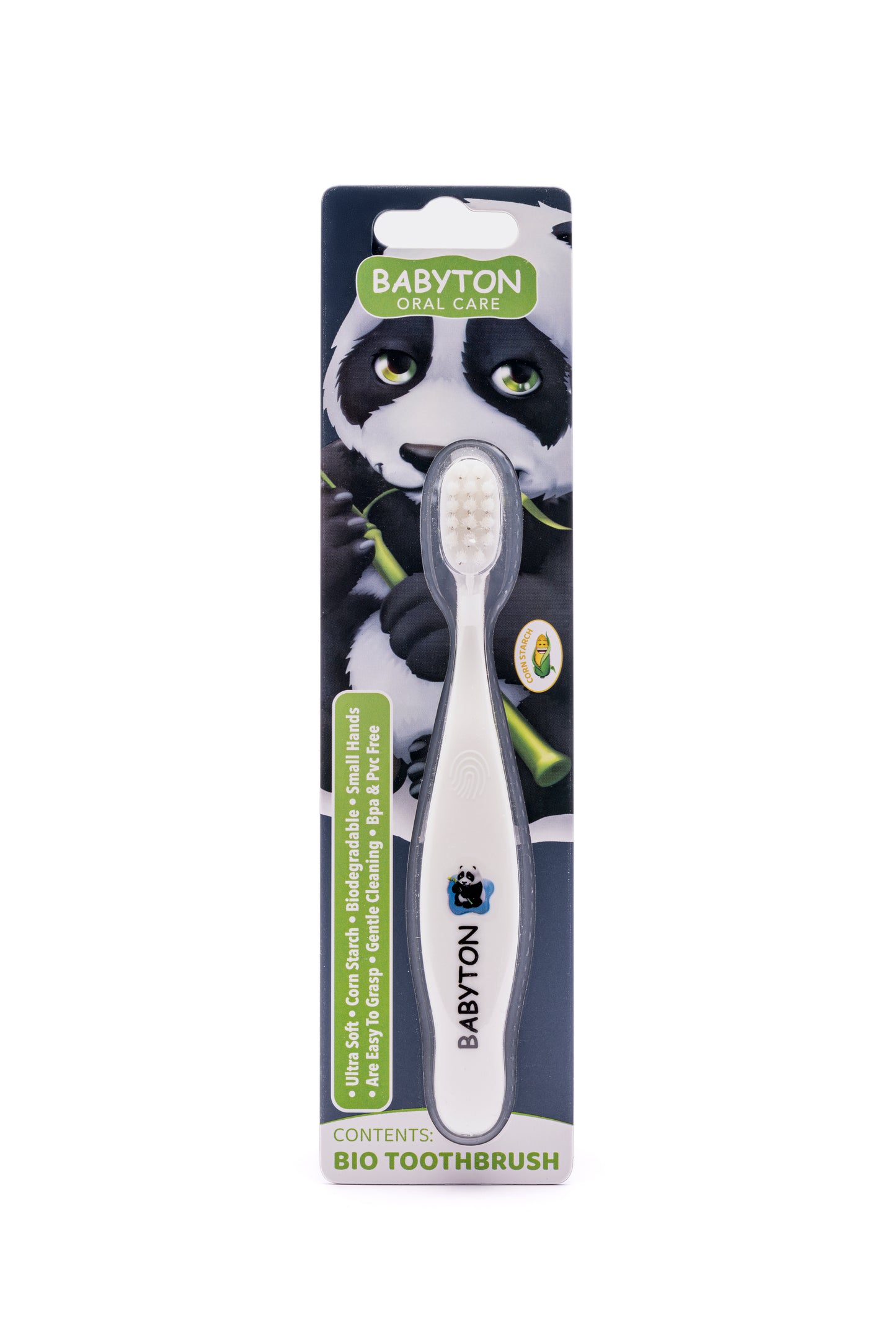 Brosse à dents bio pour tout-petit à poils souples