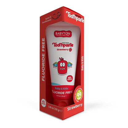 Dentifrice naturel à la fraise sans fluor